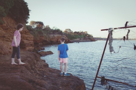 Beach walks with my kids